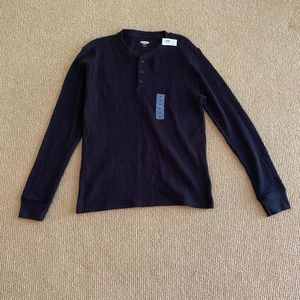 Men's Old Navy Long Sleeve Navy Shirt Size Medium NWT